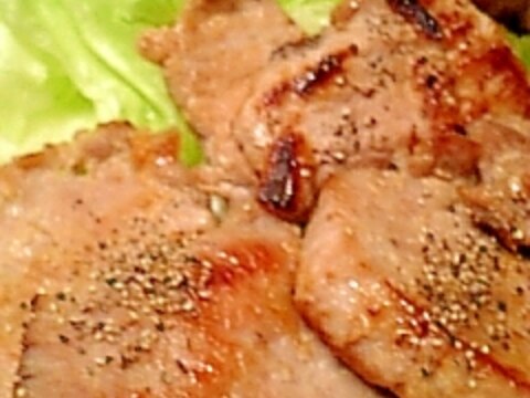 ブロック肉を使って豚もも肉の塩麹ハニー焼き♪